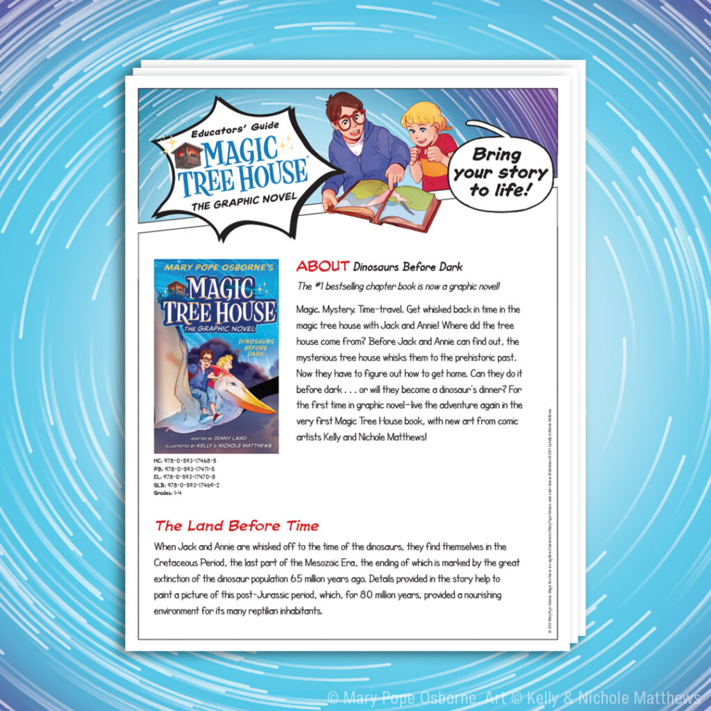 Magic Tree House Dinosaurs Before Dark Graphic Novel Resources