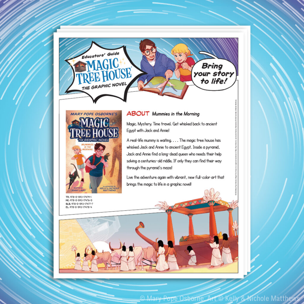Magic Tree House Mummies in the Morning Graphic Novel