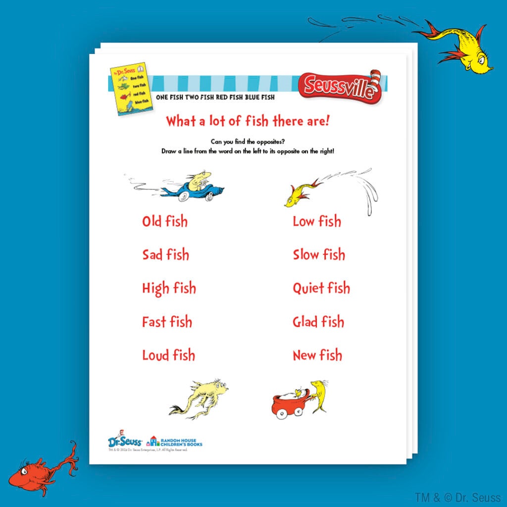 One Fish Two Fish Activities